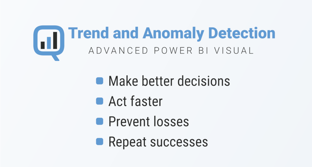 Trend & Anomaly Detection Power BI Visual Benefits